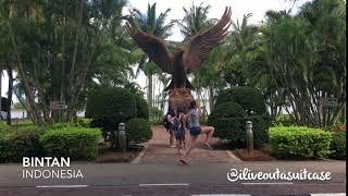 Running Past a Statue in Bintan