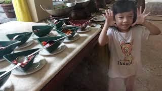 Review of buffet breakfast with traditional food in the Phoenix Hotel Yogyakarta