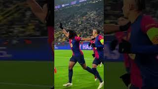 POV: Rapha scores in front of you. ️‍ #fcbarcelona #shorts