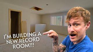 I'm Building a NEW Vinyl Record Room! #vinylcommunity