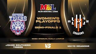 [ENG] MBL Regular Season 2024 | Women's Playoffs SF1 |  Johor Southern Tigers vs MKYC Dragons