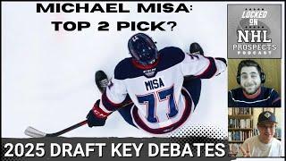 MICHAEL MISA VS. ROGER MCQUEEN VS. PORTER MARTONE! | 2025 NHL Draft Key Debates