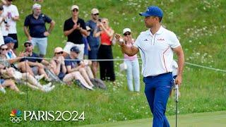 Schauffele, Rahm, Fleetwood go low during Olympics golf Round 2 | Paris Olympics | NBC Sports