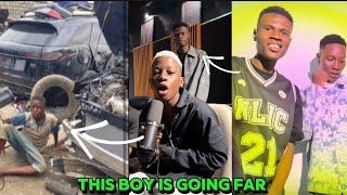 Olamide mechanic boy artist Record first song for YBNL with Zinoleesky producer as he sing like Zino