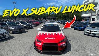 KECOH SEMUA BELANJA GEGAR EVO X SUBARU GANU !