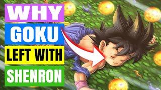 Why Goku Left with Shenron in Dragon Ball GT EXPLAINED