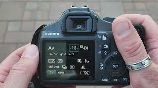 How to Change the Aperture or F/stop on a Canon DSLR