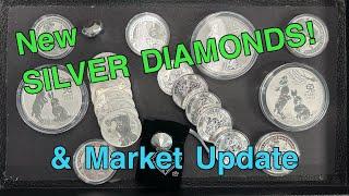 New Silver Items: Diamonds, Sabertooth, ￼Tigers, and more!