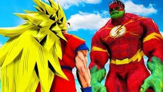 GOKU VS FLASH - HULK