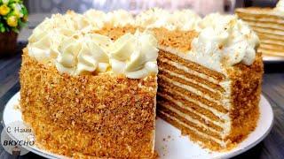 Medovik Cake  You Will Cook It Only That Way! Even Easier and TastierDelicious Honey Cake