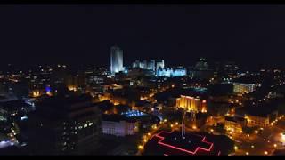 Albany NY Night Cityscape Timelapse in Ultra HD