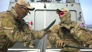 South Korean Navy Seals Knife Fighting Hand To Hand Combat Training