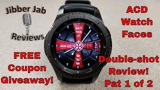 Samsung Gear S3/Gear Sport ACD Double-Shot Watch Face Review - Part 1 of 2! - Jibber Jab Reviews!