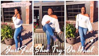 JustFab Shoe Try-On Haul | MeToya Monroe