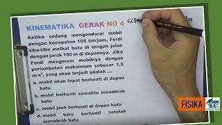 Kinematika Gerak no 4