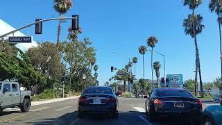 Driving Hermosa Beach South Bay Los Angeles California