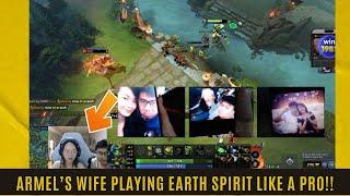WIFE OF ARMEL PLAYING EARTH SPIRIT LIKE A PRO! MUST WATCH!