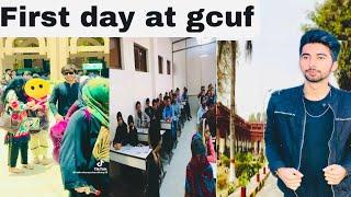 First day at Gcuf | first day hi late hogya️| Gcuf | Saqlain zafar