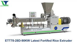 ETT78 Fortified rice extruder machine JINAN ARROW FRK RICE Extruder machinery