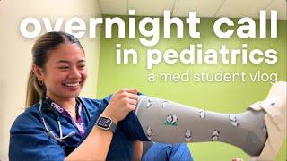 MED SCHOOL VLOG 🩺 | overnight call in pediatric medicine