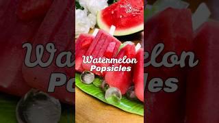 Watermelon Popsicles Recipe | Summer special | Quick & Easy | fruit popsicles | homemade ice pop