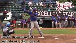 PATRICK MAHOMES PROSPECT VIDEO, WHITEHOUSE HIGH SCHOOL CLASS OF 2015 @ACBASEBALLGAMES #MLBDRAFT