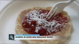 New breakfast buffet at Sonesta ES Suites