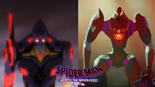 Evangelion reference in Across the Spider Verse