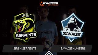 Winners Goal Pro Cup. Siren Serpents - Savage Hunters 11.07.24. Second Group Stage. Group Losers