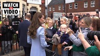 Kate Middleton heckled by Irish nationalist in Northern Ireland