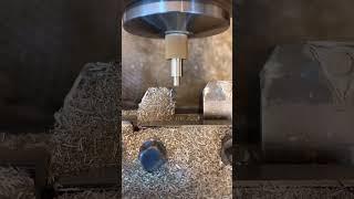 Precision Machining: Close-Up of CNC Milling in Action#CNC Milling #Machining