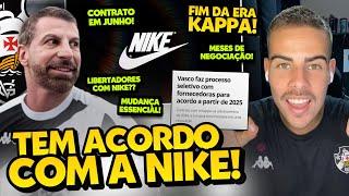 VASCO TEM ACORDO COM A NIKE PARA 2025 I CLASSICO SERÁ ESSENCIAL PRA CONQUISTAR VAGA NA LIBERTADORES