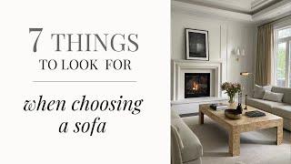 How To Choose a Sofa