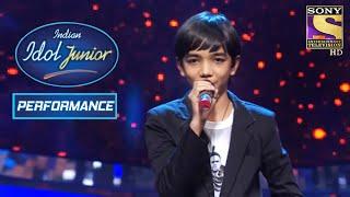 Nirvesh's Melodious Performance On 'Ae Ajnabi' | Indian Idol Junior
