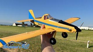 Very Windy Maiden | E-flite UMX Air Tractor RC Plane Maiden Flight Review