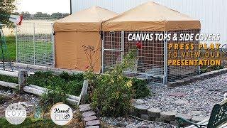 K9 Kennel Store Canvas Top & Side Covers