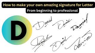 D signature style | Letter D signature style | Signature style of my name | Alphabet D signature