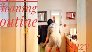 BATHROOM CLEANING ROUTINE | Messy house