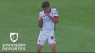 Qué golazo: Mauro Lainez marcó tras un gran regate y un disparo cruzado a lo Coutinho