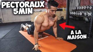 5minutes Chest workout at home no equipment (intense)