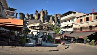 Driving from Kalabaka to Meteora, Thessaly, Greece 