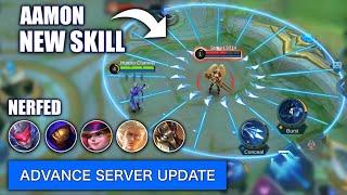 NEW AAMON SKILL DANCING ODETTE NERFED NATAN UPDATE | MOBILE LEGENDS