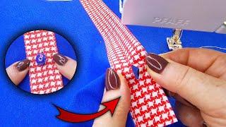 SEWING NOVELTYhow to sew a buttonhole normal sewing machine/very easy method