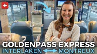 GoldenPass Express Prestige Class, Belle Epoque & VIP | Interlaken–Montreux | Swiss Panoramic Train
