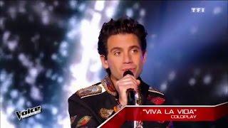 The Voice 5, les Coatch chantent Viva la Vida de Coldplay (La collégiale des auditions à l'aveugle)