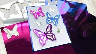 Die-Cutting Cardstock Warehouse Mirror Paper Butterflies