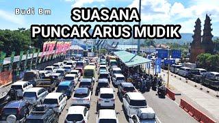 Suasana puncak arus mudik pelabuhan gilimanuk budi bm