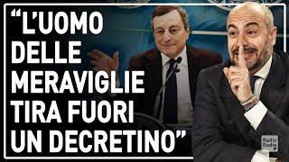 PARAGONE FURIOSO ▷ "Draghi ha il braccino corto: il Decreto Sostegni è misero! Dove sono i soldi?"