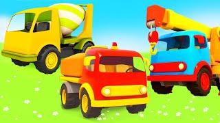 Leo the truck full episode cartoon - Big trucks for kids & Street vehicles.