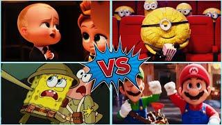 BabyBOSS VS DespicableME VS GupkaBOB VS SuperMario-Coffin Dance  Song (COVER)